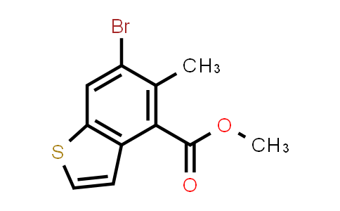 CAS No. 2168049-75-8, Methyl 6-bromo-5-methylbenzo[b]thiophene-4-carboxylate