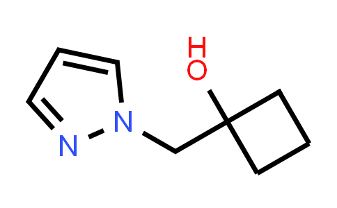 CAS No. 2168273-67-2, 1-[(1H-Pyrazol-1-yl)methyl]cyclobutan-1-ol