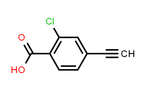 CAS No. 2168559-67-7, 2-Chloro-4-ethynylbenzoic acid