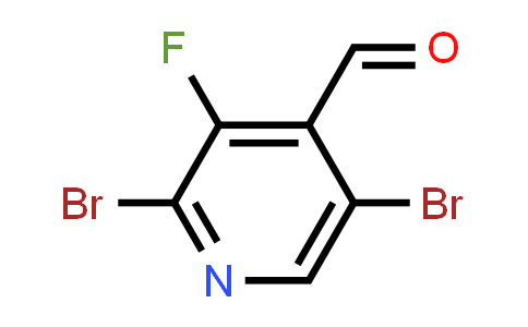 CAS No. 2169144-70-9, 2,5-Dibromo-3-fluoropyridine-4-carbaldehyde