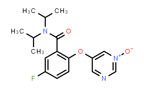 CAS No. 2169919-96-2, 5-(2-(Diisopropylcarbamoyl)-4-fluorophenoxy)pyrimidine 1-oxide