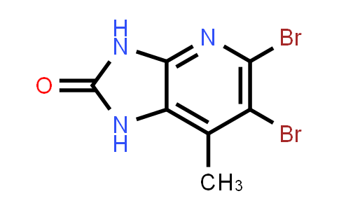 CAS No. 2169997-51-5, 5,6-Dibromo-7-methyl-1H,2H,3H-imidazo[4,5-b]pyridin-2-one