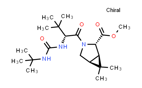 CAS No. 2170811-36-4, (1R,2S,5S)-methyl 3-((R)-2-(3-(tert-butyl)ureido)-3,3-dimethylbutanoyl)-6,6-dimethyl-3-azabicyclo[3.1.0]hexane-2-carboxylate