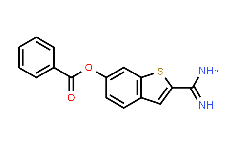 CAS No. 217099-39-3, Benzo[b]thiophene-2-carboximidamide, 6-(benzoyloxy)-