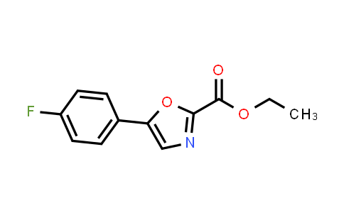 CAS No. 21717-99-7, Ethyl 5-(4-fluorophenyl)-1,3-oxazole-2-carboxylate