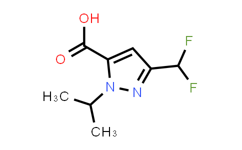 CAS No. 2171990-19-3, 3-(Difluoromethyl)-1-isopropyl-1H-pyrazole-5-carboxylic acid