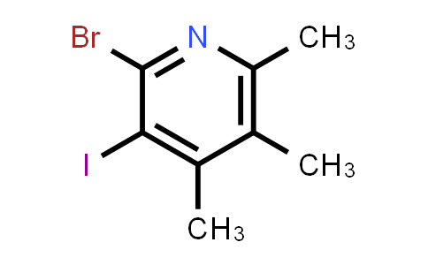 CAS No. 2173093-22-4, 2-Bromo-3-iodo-4,5,6-trimethylpyridine