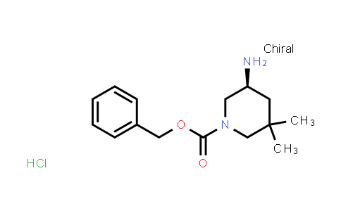 CAS No. 2173193-79-6, Benzyl (S)-5-amino-3,3-dimethylpiperidine-1-carboxylate hydrochloride
