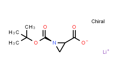 CAS No. 2173637-01-7, Lithium (R)-1-(tert-butoxycarbonyl)aziridine-2-carboxylate