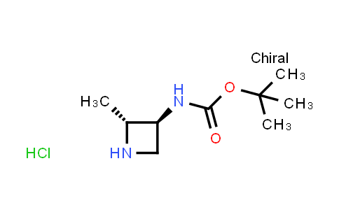 CAS No. 2173637-08-4, tert-Butyl ((2R,3S)-2-methylazetidin-3-yl)carbamate hydrochloride
