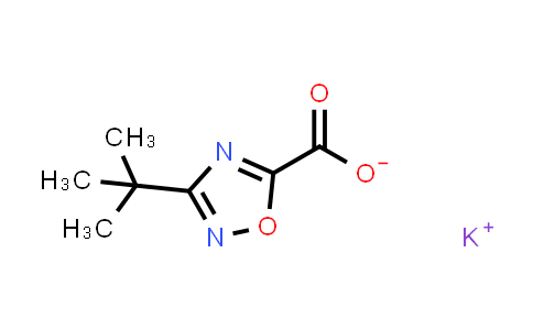 CAS No. 2173992-51-1, Potassium 3-(tert-butyl)-1,2,4-oxadiazole-5-carboxylate