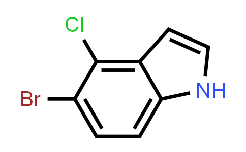 CAS No. 217656-69-4, 5-Bromo-4-chloro-1H-indole