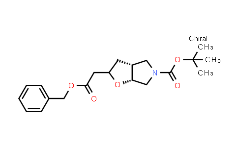 CAS No. 2177255-24-0, rel-tert-Butyl (3aR,6aR)-2-(2-(benzyloxy)-2-oxoethyl)hexahydro-5H-furo[2,3-c]pyrrole-5-carboxylate