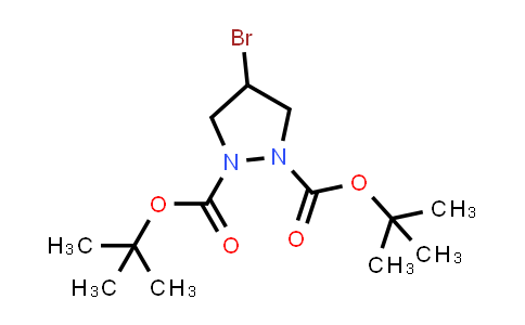 CAS No. 2177263-94-2, Di-tert-butyl 4-bromopyrazolidine-1,2-dicarboxylate