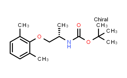 CAS No. 2177264-34-3, (S)-tert-Butyl (1-(2,6-dimethylphenoxy)propan-2-yl)carbamate