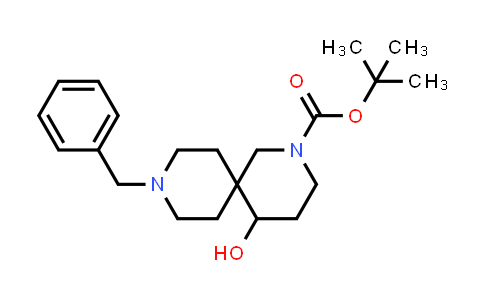 CAS No. 2177264-69-4, tert-Butyl 9-benzyl-5-hydroxy-2,9-diazaspiro[5.5]undecane-2-carboxylate