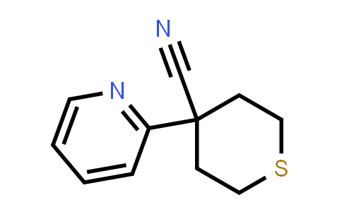 CAS No. 2177266-50-9, 4-(Pyridin-2-yl)tetrahydro-2H-thiopyran-4-carbonitrile
