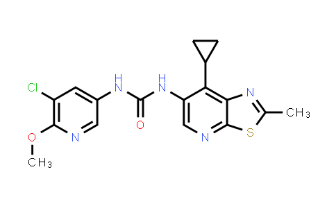 2178989-09-6 | 1-(5-Chloro-6-methoxypyridin-3-yl)-3-(7-cyclopropyl-2-methylthiazolo[5,4-b]pyridin-6-yl)urea