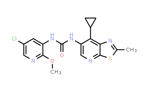 CAS No. 2178994-82-4, 1-(5-Chloro-2-methoxypyridin-3-yl)-3-(7-cyclopropyl-2-methylthiazolo[5,4-b]pyridin-6-yl)urea