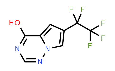 CAS No. 2180956-77-6, 6-(Perfluoroethyl)pyrrolo[2,1-f][1,2,4]triazin-4-ol