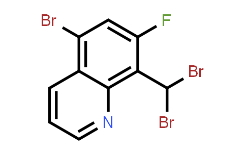 CAS No. 2181779-97-3, 5-Bromo-8-(dibromomethyl)-7-fluoroquinoline