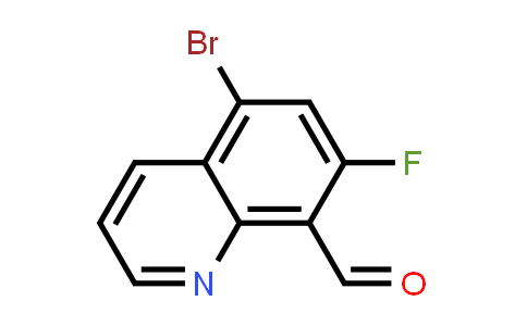 CAS No. 2181779-98-4, 5-Bromo-7-fluoroquinoline-8-carbaldehyde