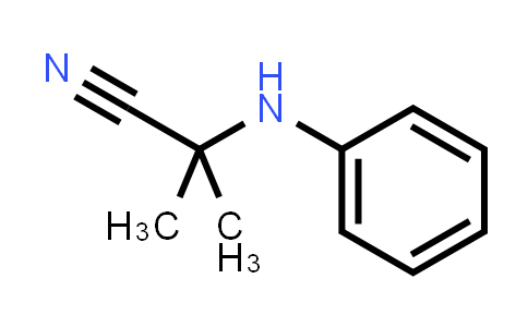 CAS No. 2182-38-9, 2-Methyl-2-phenylamino-propionitrile