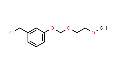 CAS No. 219502-41-7, Benzene, 1-(chloromethyl)-3-[(2-methoxyethoxy)methoxy]-