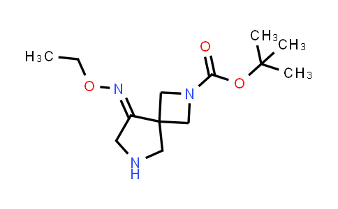 219680-70-3 | 2,6-Diazaspiro[3.4]octane-2-carboxylic acid, 8-(ethoxyimino)-, 1,1-dimethylethyl ester