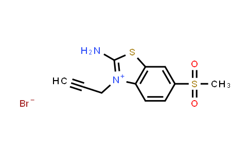 CAS No. 2197057-33-1, 2-amino-6-(methylsulfonyl)-3-(prop-2-yn-1-yl)benzo[d]thiazol-3-ium bromide