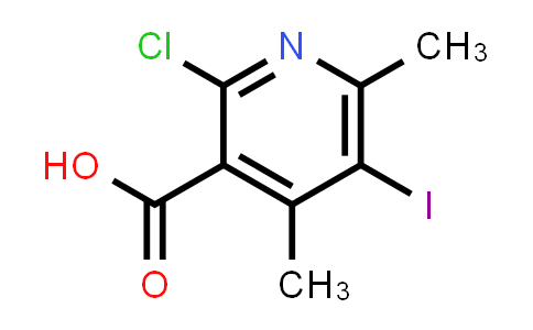 CAS No. 2197057-50-2, 2-Chloro-5-iodo-4,6-dimethylpyridine-3-carboxylic acid