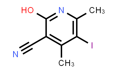 CAS No. 2197063-35-5, 2-Hydroxy-5-iodo-4,6-dimethylpyridine-3-carbonitrile