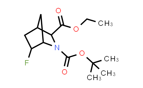 2197189-53-8 | racemic-(3R,6R)-2-tert-Butyl 3-ethyl 6-fluoro-2-azabicyclo[2.2.1]heptane-2,3-dicarboxylate