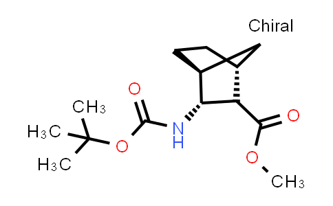 CAS No. 2197190-29-5, rel-Methyl (1R,3R,4S)-3-((tert-butoxycarbonyl)amino)bicyclo[2.2.1]heptane-2-carboxylate
