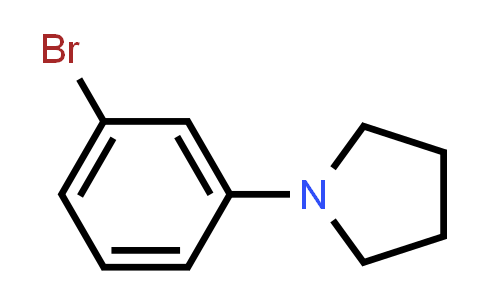 CAS No. 219928-13-9, 1-(3-Bromophenyl)pyrrolidine