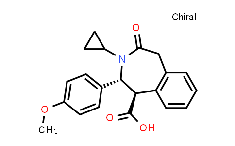 CAS No. 2202285-19-4, (1R,2R)-3-Cyclopropyl-2-(4-methoxyphenyl)-4-oxo-2,3,4,5-tetrahydro-1H-3-benzazepine-1-carboxylic acid