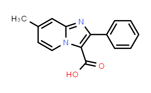 CAS No. 220465-49-6, 7-Methyl-2-phenylimidazo[1,2-a]pyridine-3-carboxylic acid