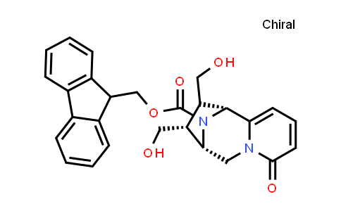 CAS No. 2204809-84-5, (9H-Fluoren-9-yl)methyl (7S,8R,10R)-8,9-bis(hydroxymethyl)-4-oxo-4,6,7,8,9,10-hexahydro-7,10-epiminopyrido[1,2-a]azepine-11-carboxylate