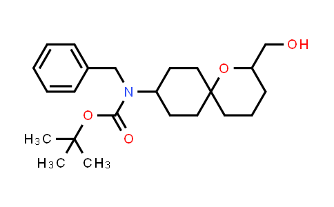CAS No. 2204862-81-5, tert-Butyl benzyl(2-(hydroxymethyl)-1-oxaspiro[5.5]undecan-9-yl)carbamate
