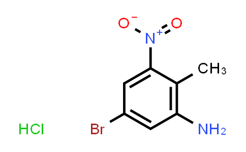 CAS No. 2205297-10-3, 5-Bromo-2-methyl-3-nitroaniline hydrochloride