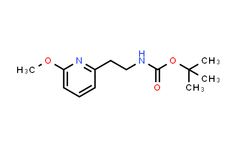 MC541655 | 2205310-32-1 | tert-Butyl (2-(6-methoxypyridin-2-yl)ethyl)carbamate