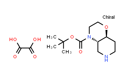 CAS No. 2206606-11-1, rel-tert-Butyl (4aS,8aS)-octahydro-4H-pyrido[4,3-b][1,4]oxazine-4-carboxylate oxalate