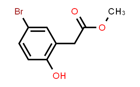CAS No. 220801-66-1, Methyl 2-(5-bromo-2-hydroxyphenyl)acetate