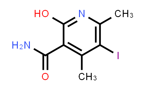 CAS No. 2209112-00-3, 2-Hydroxy-5-iodo-4,6-dimethylpyridine-3-carboxamide