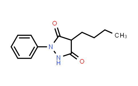CAS No. 2210-63-1, 4-Butyl-1-phenylpyrazolidine-3,5-dione