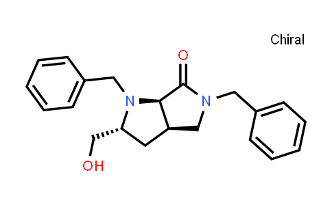 CAS No. 2214243-57-7, rel-(2R,3aR,6aR)-1,5-Dibenzyl-2-(hydroxymethyl)hexahydropyrrolo[3,4-b]pyrrol-6(1H)-one