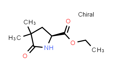 CAS No. 221637-35-0, ethyl (2S)-4,4-dimethyl-5-oxopyrrolidine-2-carboxylate