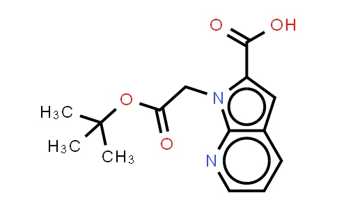 CAS No. 221675-37-2, 1H-Pyrrolo[2,3-b]pyridine-1-acetic acid, 2-carboxy-, 1-(1,1-dimethylethyl) ester