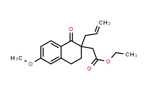 CAS No. 2219339-66-7, Ethyl 2-(2-allyl-6-methoxy-1-oxo-1,2,3,4-tetrahydronaphthalen-2-yl)acetate