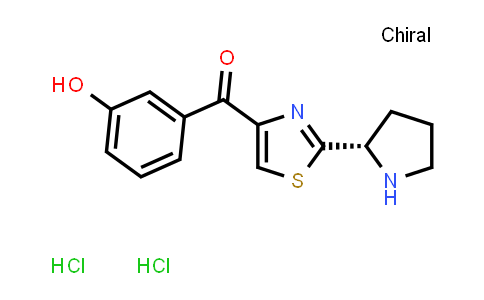 CAS No. 2222354-00-7, (S)-(3-Hydroxyphenyl)(2-(pyrrolidin-2-yl)thiazol-4-yl)methanone dihydrochloride